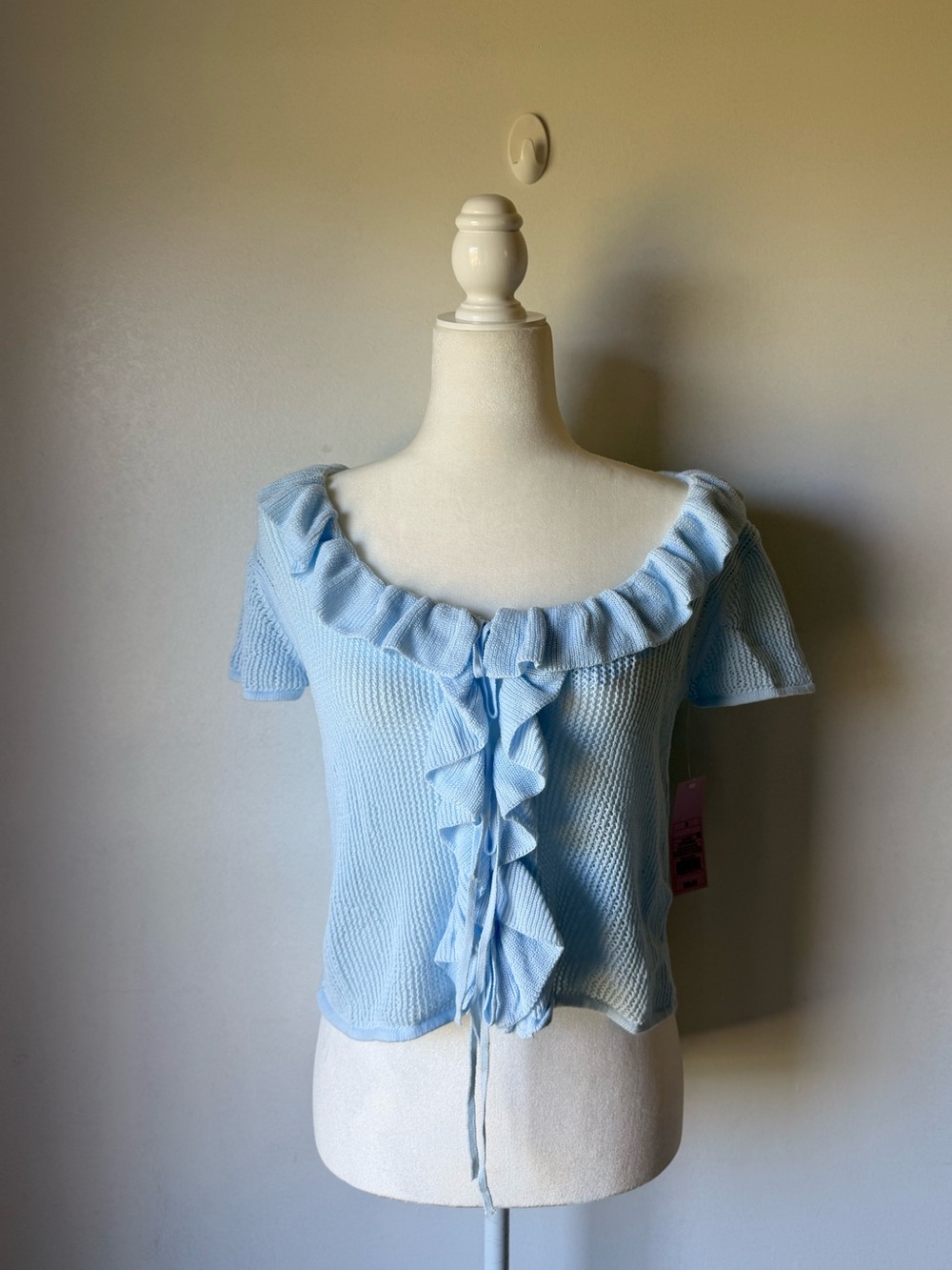 Wild Fable  Ruffle Tie Cardigan - Picture 2 of 6